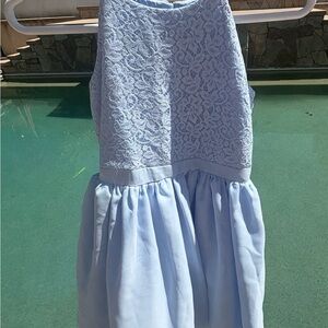Calvin Klein Light Blue Lace Dress